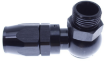 Bild på AN10 (7/8"-14 UNF) - > AN10 hose - 90gr. Black  - PTFE fitting - Banjo fit