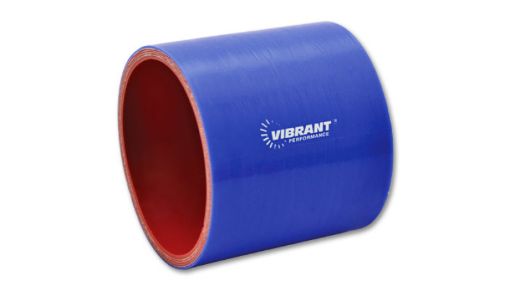 Bild på Vibrant 1.25in I.D. x 3in Long Gloss Blue Silicone Hose Coupling