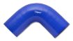 Bild på Vibrant 4.5in I.D. x 3in Long Gloss Blue Silicone 90 Degree Elbow