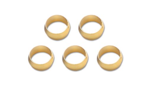 Bild på Vibrant 1/4in Brass Olive Inserts - 5pk