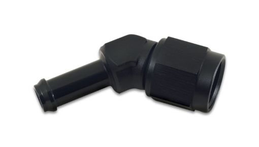 Bild på Vibrant -8AN to 3/8in Hose Barb 45 Degree Adapter - Anodized Black