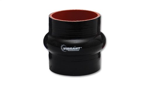 Bild på Vibrant 4 Ply Reinforced Silicone Hump Hose Connector - 1.5in I.D. x 3in long (BLACK)