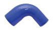 Bild på Vibrant 4 Ply Reinforced Silicone 90 degree Transition Elbow - 2.5in I.D. x 2.75in I.D. (BLUE)