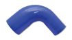 Bild på Vibrant 4 Ply Reinforced Silicone 90 degree Transition Elbow - 2.75in I.D. x 3in I.D. (BLUE)