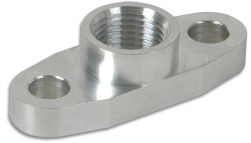 Bild på Vibrant Billet Alum Oil Drain Flange for GT32 GT37 GT40 GT42 GT45R and GT55R Turbos tapped 1/2in NPT