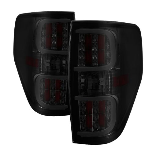 Bild på xTune Ford F150 09 - 14 LED Tail Lights - Black ALT - ON - FF15009 - LBLED - SM