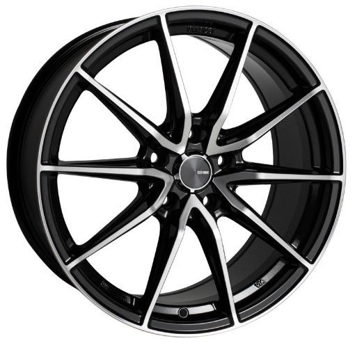 Bild på Enkei DRACO 17x7.5 5x114.3 45mm Offset 72.6mm Bore Black Machined Wheel