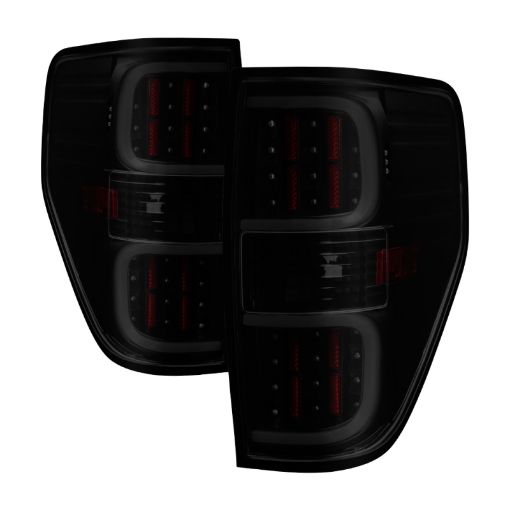 Bild på xTune Ford F150 09 - 14 LED Tail Lights - Black ALT - ON - FF15009 - LBLED - BSM