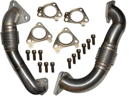 Bild på ATS Diesel 2001 - 2015 GM 6.6L Duramax Up Pipe Direct Replacement Kit (Driver Pass Side Incl. HW)