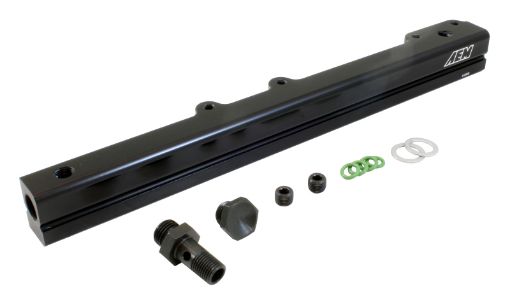 Bild på AEM 96 - 00 Civic CXDXLXEX 96 - 97 Del Sol SSi Black Fuel Rail