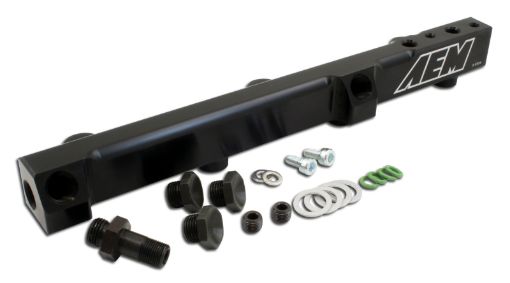 Bild på AEM 90 - 93 Accord DXLXSEEX 92 - 01 Prelude SSiSi VTEC Black Fuel Rail