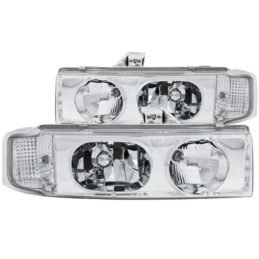 Bild på ANZO 1995 - 2005 Chevrolet Astro Van Crystal Headlights Chrome 1pc