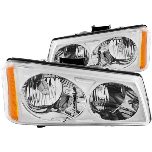 Bild på ANZO 2003 - 2006 Chevrolet Silverado 1500 Crystal Headlights Chrome