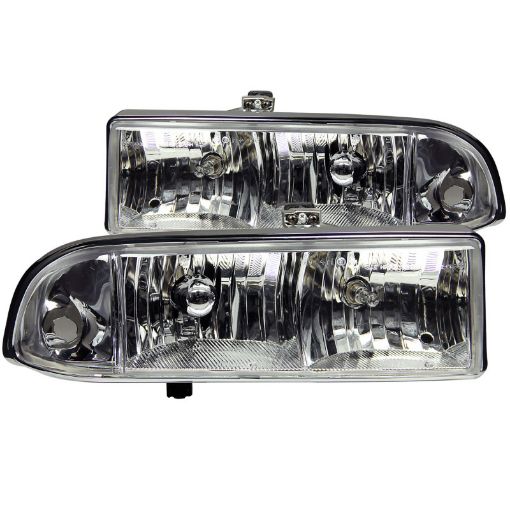 Bild på ANZO 1998 - 2005 Chevrolet S - 10 Crystal Headlights Chrome