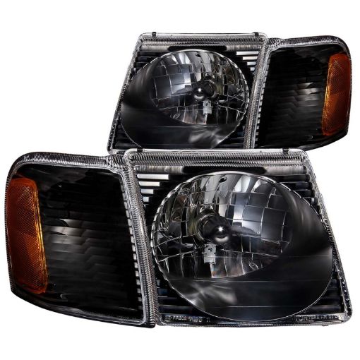 Bild på ANZO 2001 - 2005 Ford Explorer Crystal Headlights Black