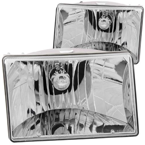 Bild på ANZO 1993 - 1998 Jeep Grand Cherokee Crystal Headlights Chrome