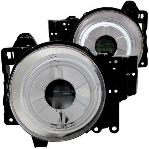 Bild på ANZO 2007 - 2013 Toyota Fj Cruiser Projector Headlights w Halo Chrome