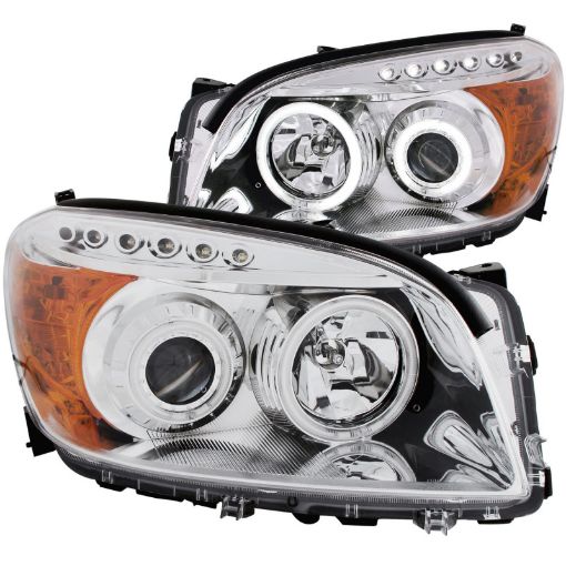 Bild på ANZO 2006 - 2008 Toyota Rav4 Projector Headlights w Halo Chrome (CCFL)