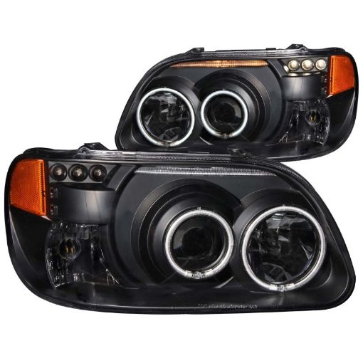 Bild på ANZO 1995 - 2001 Ford Explorer Projector Headlights w Halo Black 1 pc