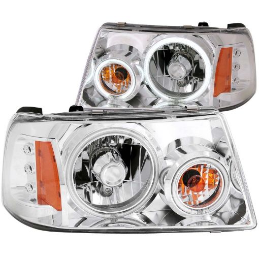 Bild på ANZO 2001 - 2011 Ford Ranger Projector Headlights w Halo Chrome (CCFL) 1 pc