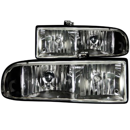 Bild på ANZO 1998 - 2005 Chevrolet S - 10 Crystal Headlights Black