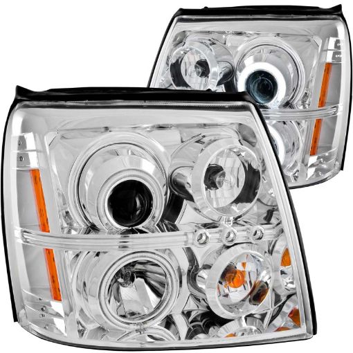 Bild på ANZO 2003 - 2006 Cadillac Escalade Projector Headlights w Halo Chrome (CCFL) (HID Compatible)