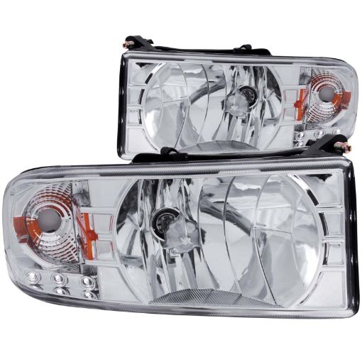 Bild på ANZO 1994 - 2001 Dodge Ram Crystal Headlights Chrome w LED