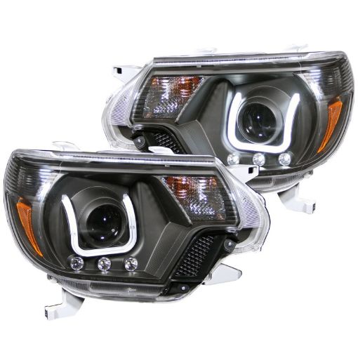 Bild på ANZO 2012 - 2015 Toyota Tacoma Projector Headlights w U - Bar Black