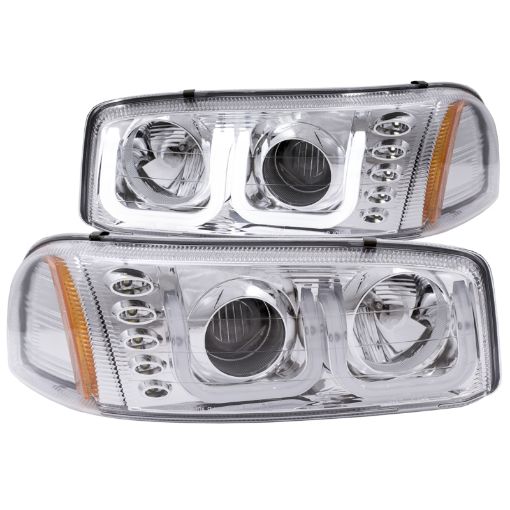 Bild på ANZO 1999 - 2006 Gmc Sierra 1500 Projector Headlights w U - Bar Chrome