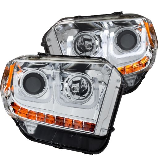 Bild på ANZO 2014 - 2016 Toyota Tundra Projector Headlights w U - Bar Chrome