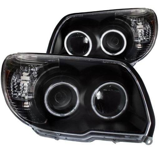 Bild på ANZO 2006 - 2009 Toyota 4Runner Projector Headlights w Halo Black