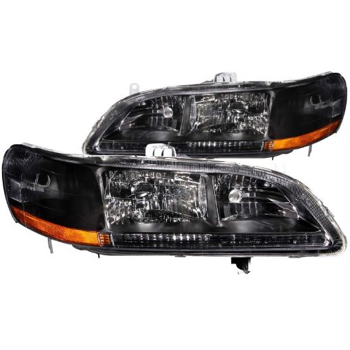 Bild på ANZO 1998 - 2002 Honda Accord Crystal Headlights Black