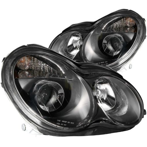 Bild på ANZO 2001 - 2007 Mercedes Benz C Class W203 Projector Headlights Black