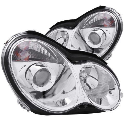 Bild på ANZO 2001 - 2007 Mercedes Benz C Class W203 Projector Headlights Chrome