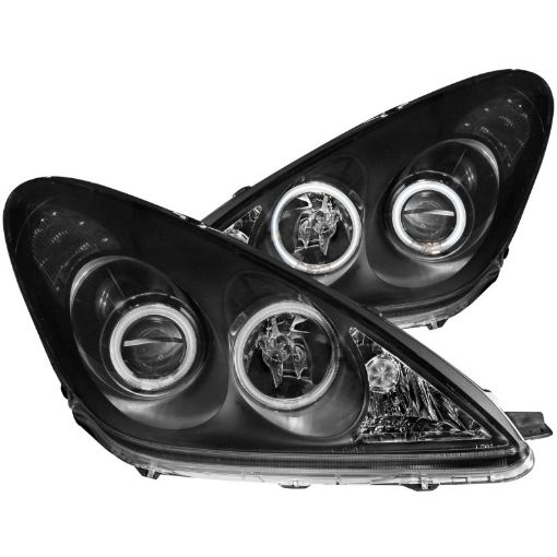 Bild på ANZO 2002 - 2003 Lexus Es300 Projector Headlights w Halo Black