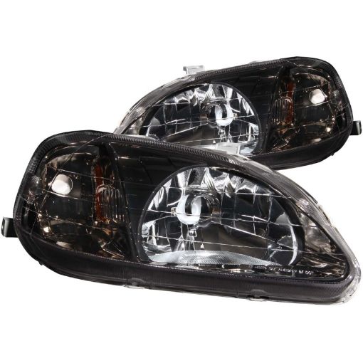 Bild på ANZO 1999 - 2000 Honda Civic Crystal Headlights Gun - Metal Gray