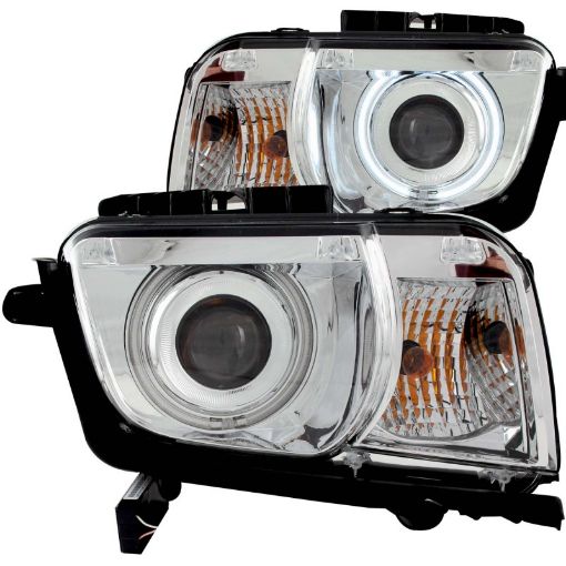 Bild på ANZO 2010 - 2013 Chevrolet Camaro Projector Headlights w Halo Chrome (CCFL)