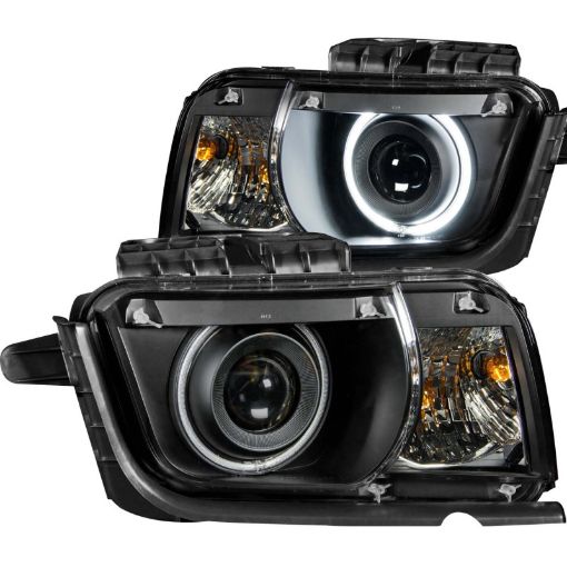 Bild på ANZO 2010 - 2013 Chevrolet Camaro Projector Headlights w Halo Black (CCFL)