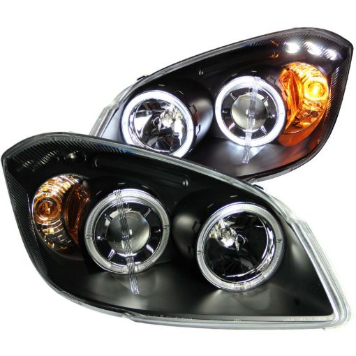 Bild på ANZO 2005 - 2010 Chevrolet Cobalt Projector Headlights w Halo Black w LED