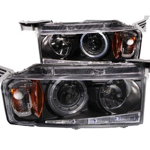 Bild på ANZO 2004 - 2007 Scion Xb Projector Headlights w Halo Black G2