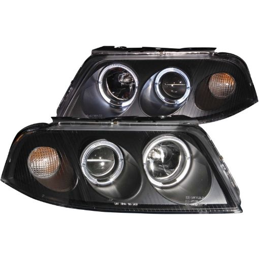 Bild på ANZO 2001 - 2005 Volkswagen Passat Projector Headlights w Halo Black