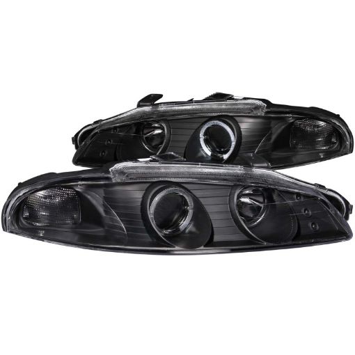 Bild på ANZO 1997 - 1999 Mitsubishi Eclipse Projector Headlights w Halo Black G2