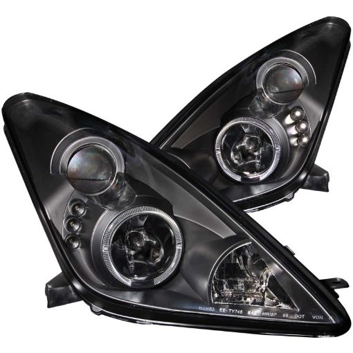 Bild på ANZO 2000 - 2005 Toyota Celica Projector Headlights w Halo Black