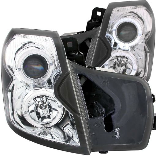 Bild på ANZO 2003 - 2007 Cadillac Cts Projector Headlights w Halo Chrome