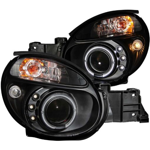 Bild på ANZO 2002 - 2003 Subaru Impreza Projector Headlights w Halo Black