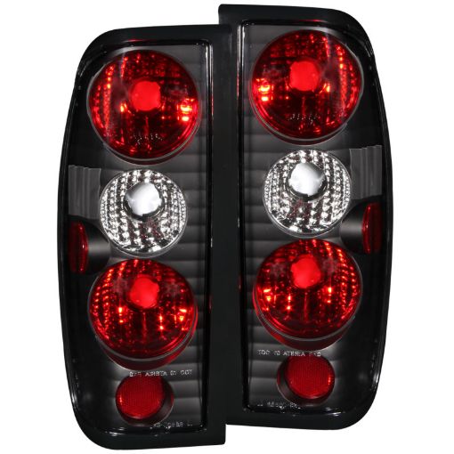 Bild på ANZO 1998 - 2004 Nissan Frontier Taillights Black