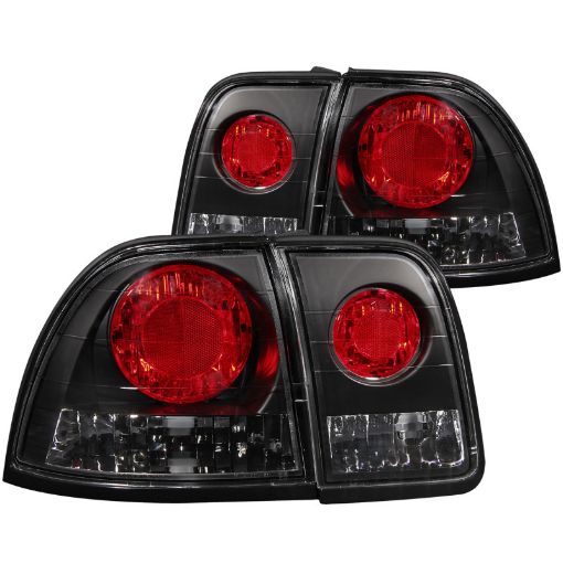 Bild på ANZO 1996 - 1997 Honda Accord Taillights Black