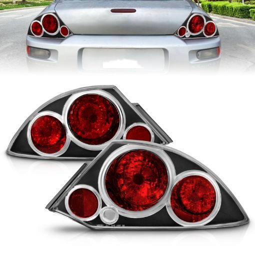 Bild på ANZO 2000 - 2005 Mitsubishi Eclipse Taillights Black