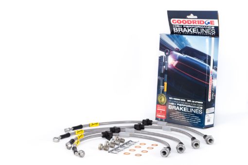 Bild på Goodridge 99 - 00 Honda Civic Si (wRear Disc) Stainless Steel Brake Line Kit