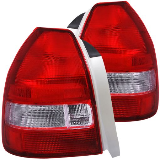 Bild på ANZO 1996 - 2000 Honda Civic Taillights RedClear